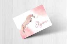 Paard met aquarel Paard met aquarel